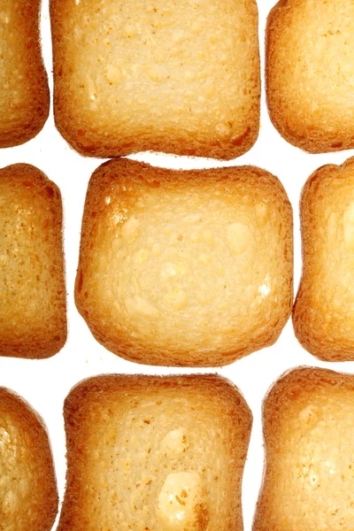 소박 한 빵 토스트 비스킷, 다이어트 음식 배경 — 스톡 사진