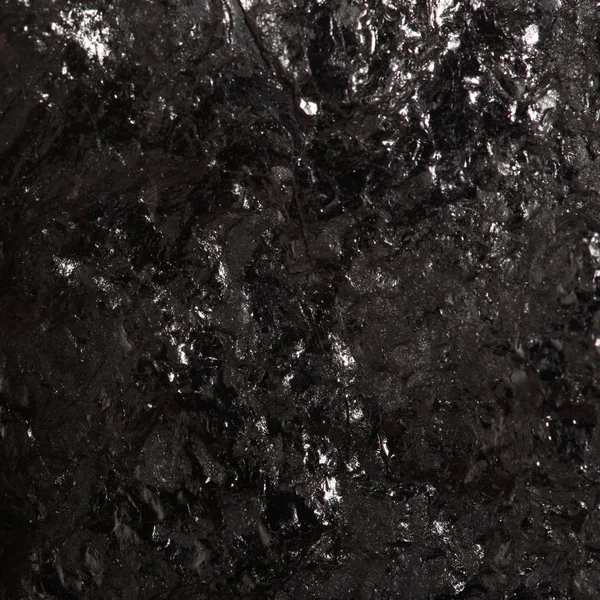 Black bituminous coal, carbon nugget background — Stock Photo, Image