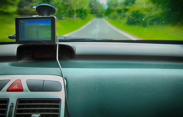 Auto-Navigationssystem GPS-Gerät — Stockfoto