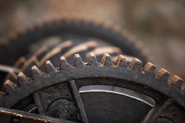 강철 톱니바퀴 금속 기어 기계 라켓 — 스톡 사진