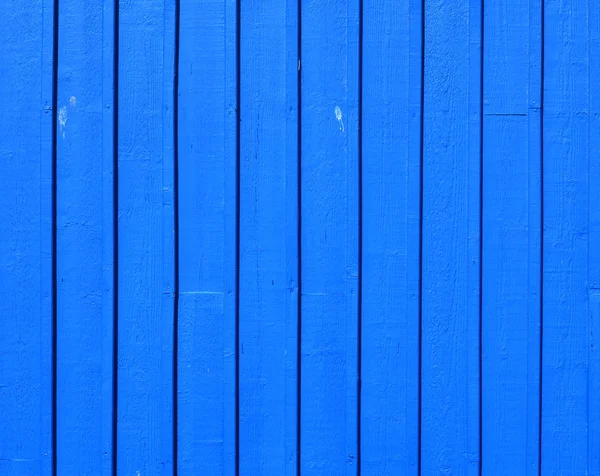 木墙纹理蓝色背景 — 图库照片
