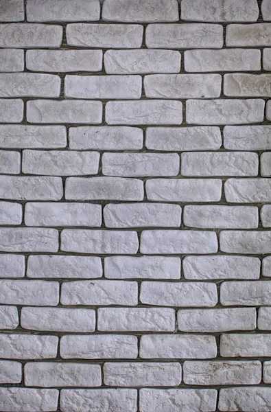 Beyaz tuğla duvar dokusunun arkaplanı — Stok fotoğraf
