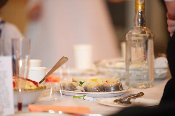 食べ物や飲み物のイベント パーティーのテーブル — ストック写真