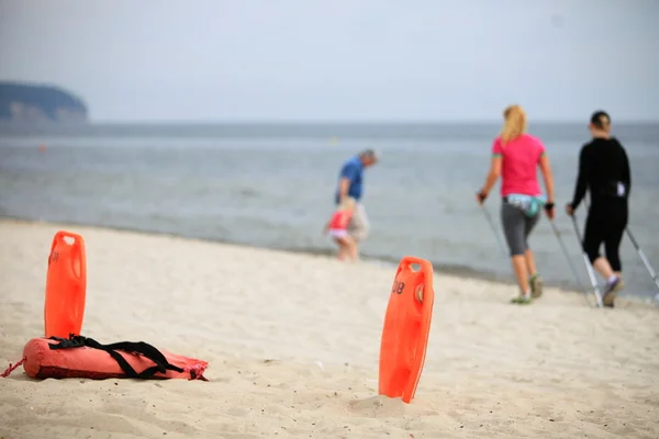 Sprzęt plażowy w ratowanie ratownik — Zdjęcie stockowe