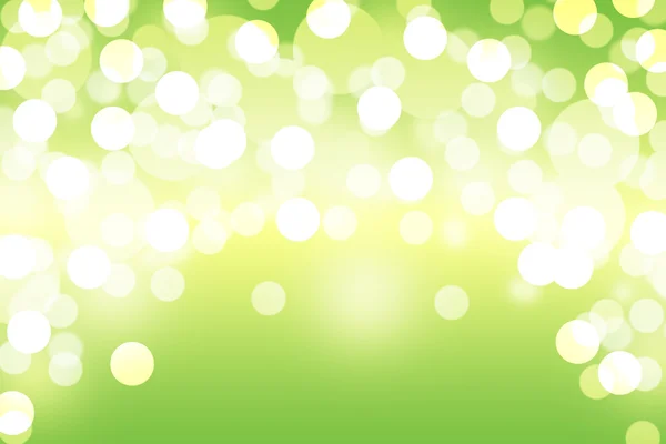 Green bokeh abstract light background — Stock Photo, Image