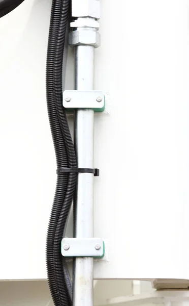 機械産業詳細の油圧接続 — ストック写真