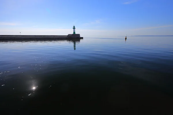 Sassnitz Rügen Adası Almanya deniz feneri — Stok fotoğraf