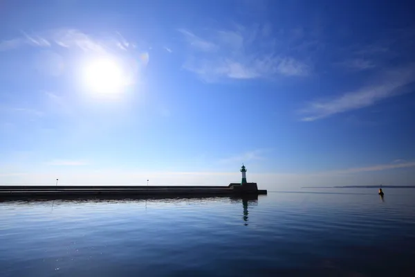 The lighthouse in Sassnitz Ruegen Island Germany — Stock Photo, Image