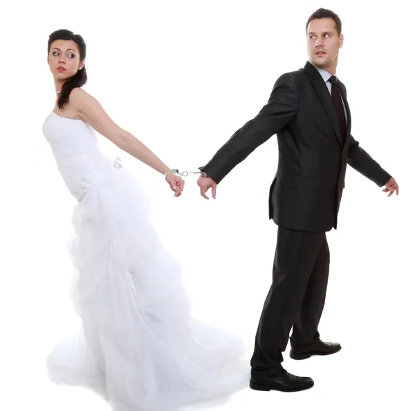 Relationship concept couple in divorce crisis — Stock Photo, Image