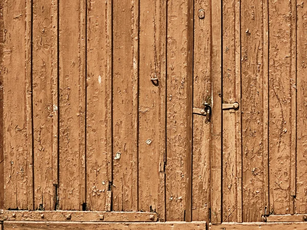Old brown doors wood background texture — Stock Photo, Image