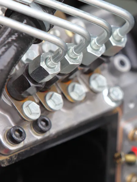 Dieselový motor detail — Stock fotografie