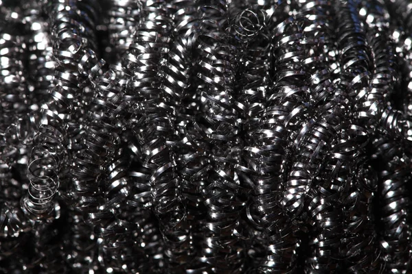 Background gray steel scourer texture — Stock Photo, Image