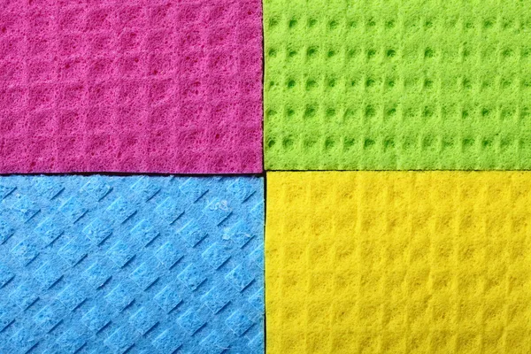 Colorful sponge foam as background texture — Stock Photo, Image