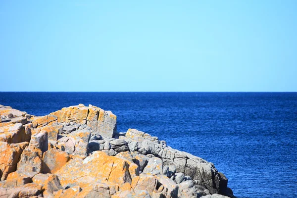 Roca y mar Báltico, Europa — Foto de Stock