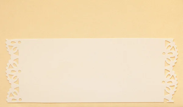 Wedding invitation card paper cutting design — Stock Photo, Image