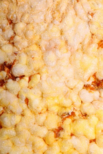 Bolo de milho textura comida fundo — Fotografia de Stock