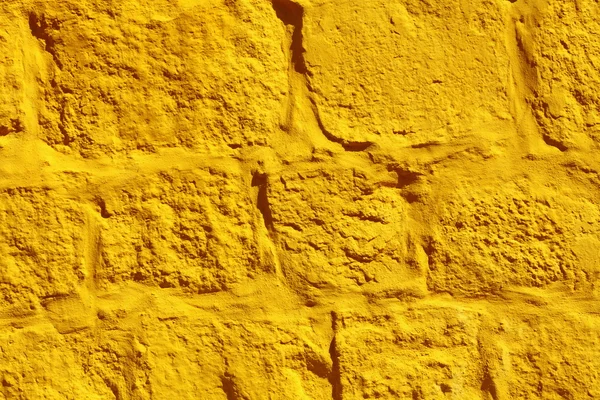 黄色の塗料壁背景やテクスチャ — ストック写真