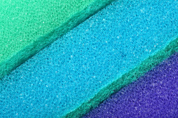 Texture colorée mousse de cellulose fond d'éponge — Photo