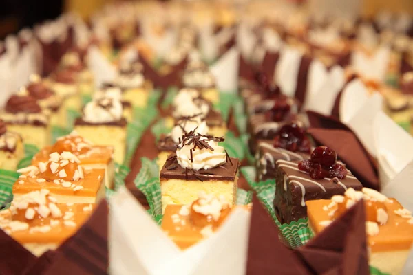 Odmian ciasta desery catering słodycze — Zdjęcie stockowe