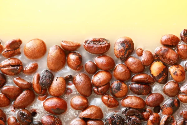 Coffee beans background with space for text — Stock Photo, Image