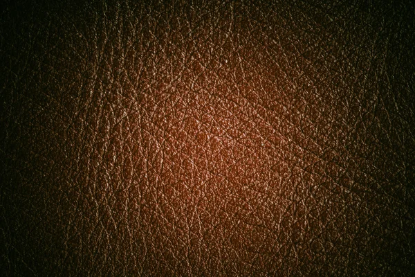 Kahverengi deri dokulu grunge arka plan bakış — Stok fotoğraf