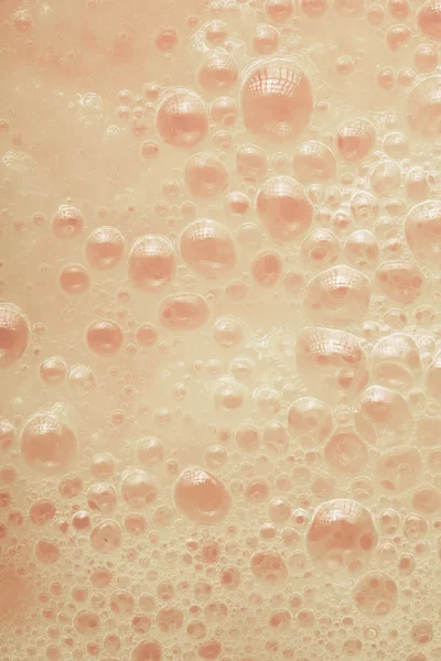 Beber com bolhas fundo textura macro — Fotografia de Stock
