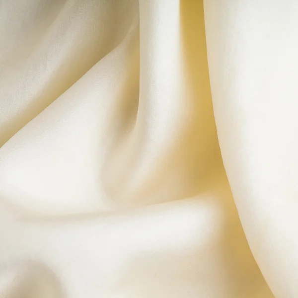 白色背景抽象布波浪褶皱的纺织纹理 — 图库照片