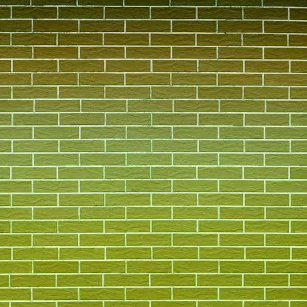 Green brick wall as background or texture — Stock Photo, Image