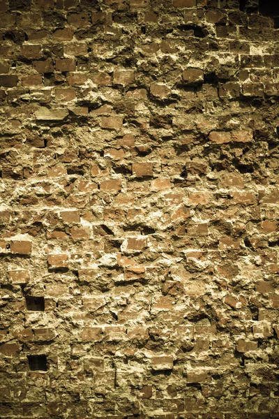 Old grungy background of a brick wall texture — Stock Photo, Image