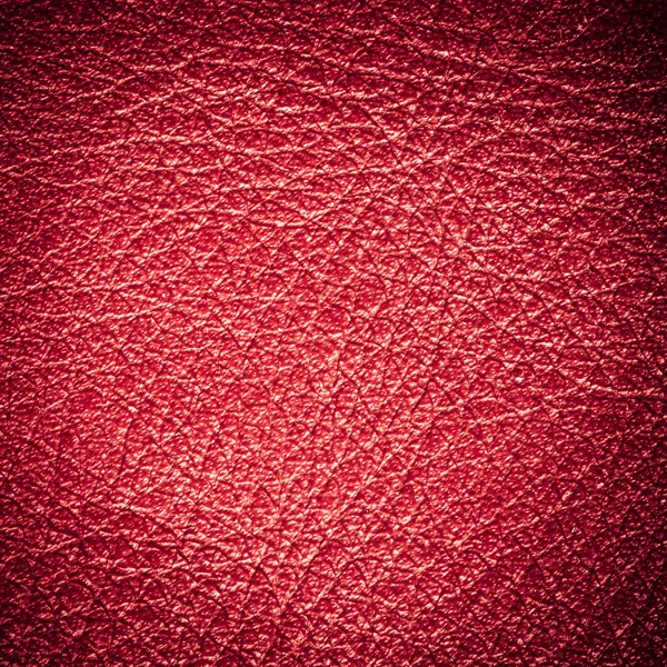 Красный текстурированная кожа гранж фоне крупным планом — стоковое фото