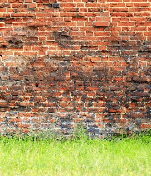 Grungy pozadí cihlové stěny textury — Stock fotografie