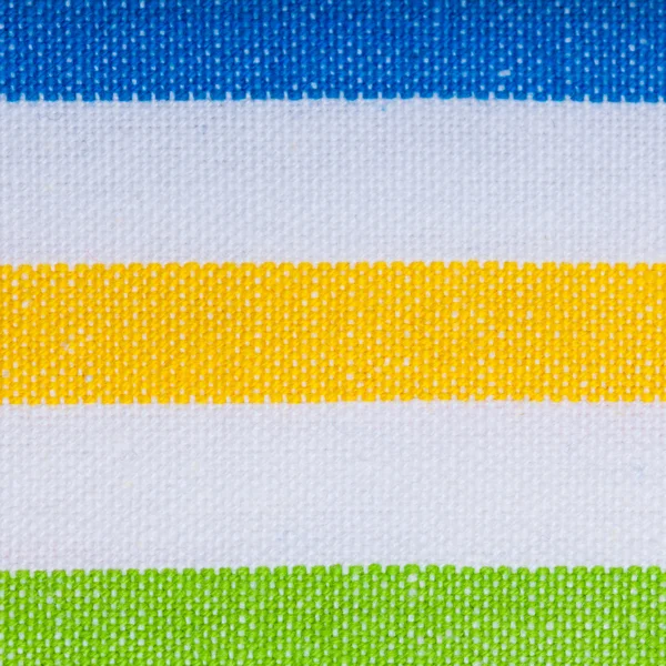 Närbild av färgglada randig textil som bakgrund eller konsistens — Stockfoto