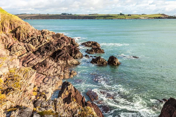 Paisagem irlandesa. coastline atlantic coast County Cork, Irlanda — Fotografia de Stock