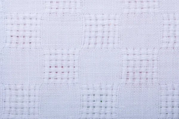 Patrón de textura de fondo textil de tela blanca de primer plano — Foto de Stock