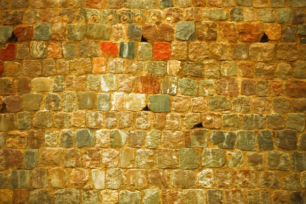 Background of old brick stone wall texture — Stock Photo, Image