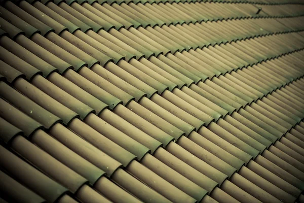 Brown tiles roof texture architecture background — Stock Photo, Image