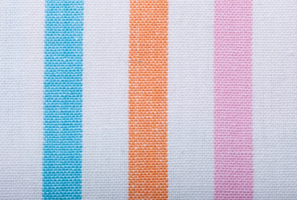 Closeup of colorful striped textile as background or texture — Stock Photo, Image