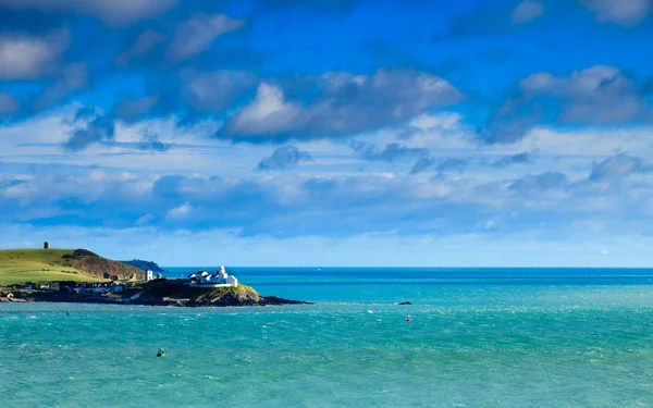 Iers landschap. kustlijn Atlantische kust County Cork, Ierland — Stockfoto