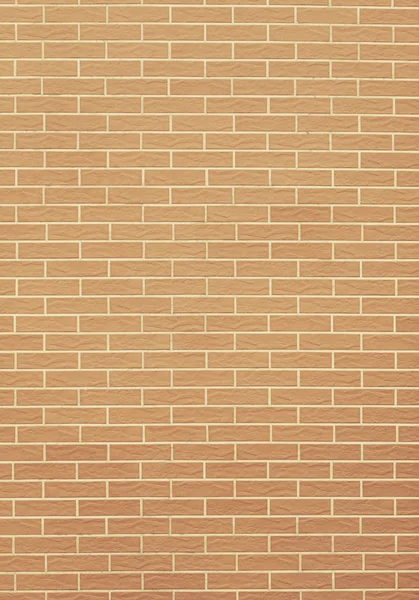 Fechar a parede de tijolo amarelo alaranjado como fundo ou textura — Fotografia de Stock