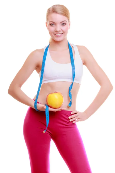 Dietu. fitness žena — Stock fotografie