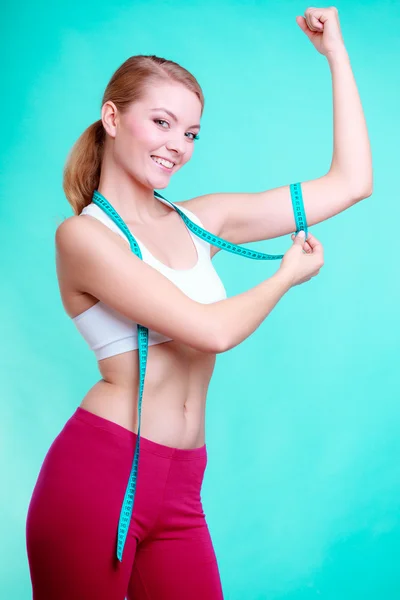 Diet. Fitness kvinna — Stockfoto