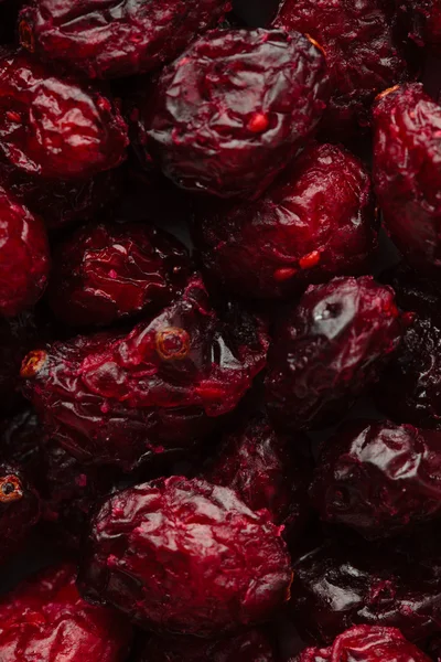 Diet healthy food. Dried cranberries cranberry fruit as background — Stock Photo, Image