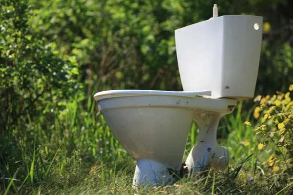 Rubbish on the nature polluting environment — Stock Photo, Image