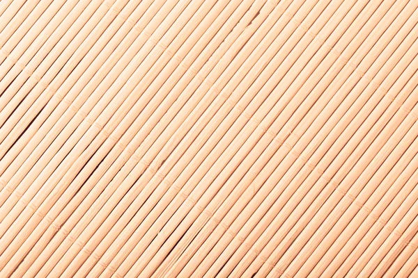 Bamboo mat surface pattern diagonal background texture — Stock Photo, Image