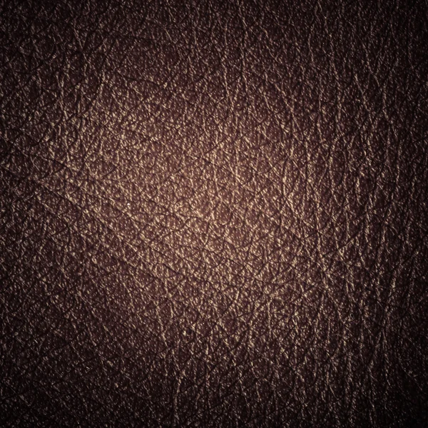 Brown textured leather grunge background closeup — Stock Photo, Image