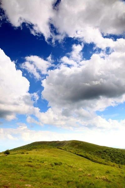 Peisaj verde de munte în timpul verii — Fotografie, imagine de stoc