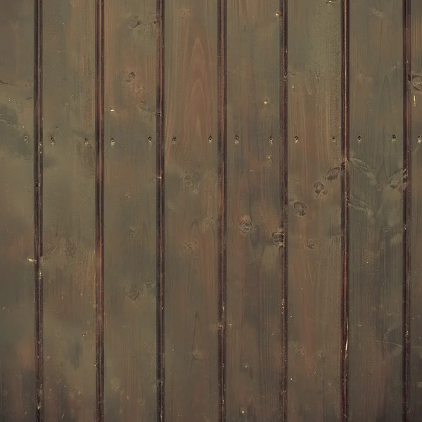 Wooden wall as brown background or texture — Stock Photo, Image