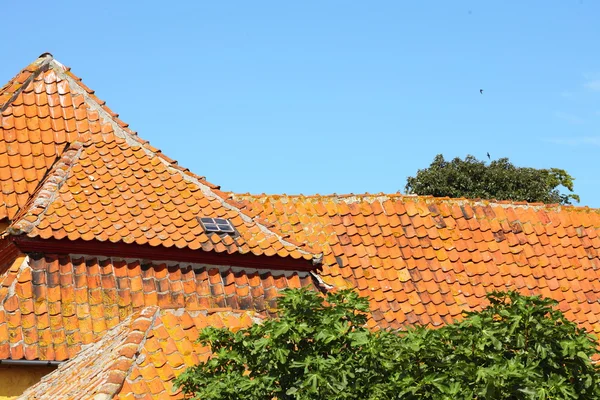 Christiansoe Adası bornholm Danimarka ev — Stok fotoğraf