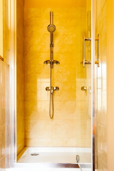 Shower stall unit. Interior of bathroom. — Stock Photo, Image
