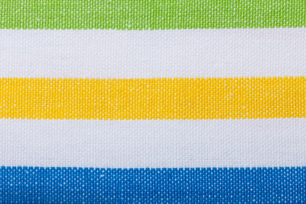 Closeup of colorful striped textile as background or texture — Stock Photo, Image